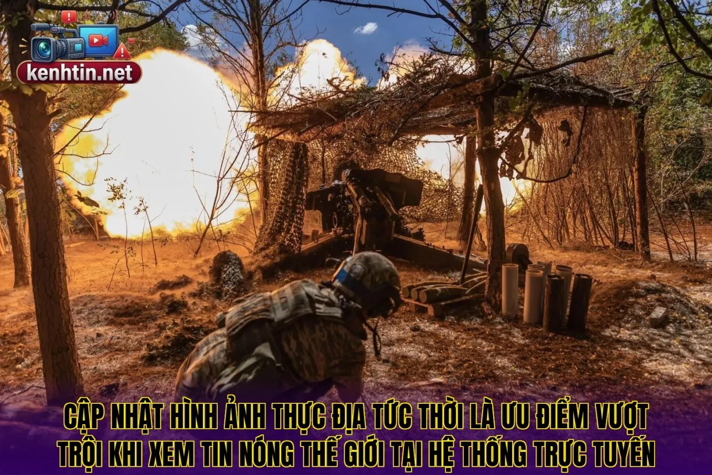 Cập nhật hình ảnh thực địa tức thời là ưu điểm vượt trội khi xem tin nóng thế giới tại hệ thống trực tuyến