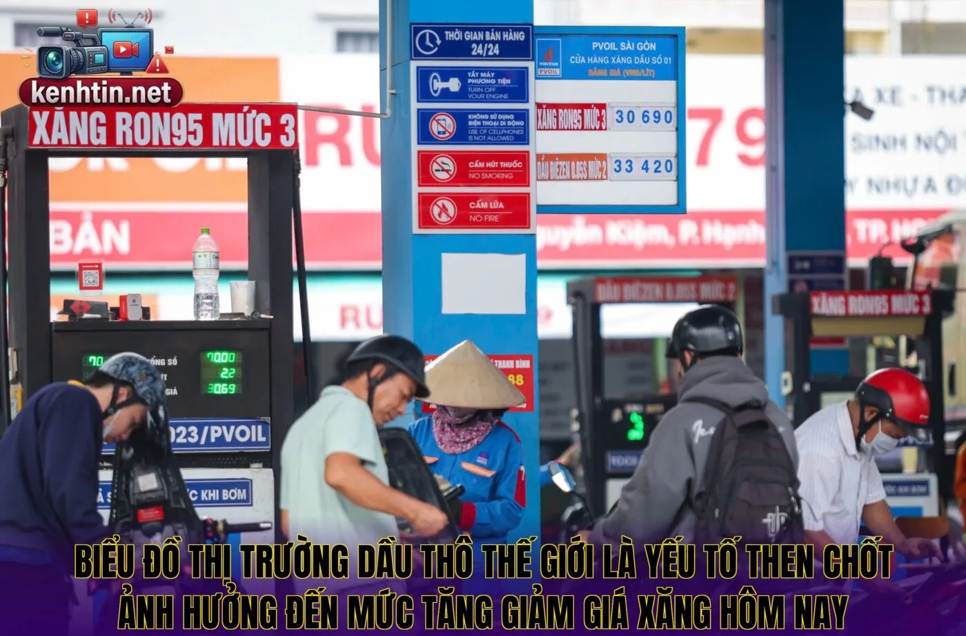 Biểu đồ thị trường dầu thô thế giới là yếu tố then chốt ảnh hưởng đến mức tăng giảm giá xăng hôm nay