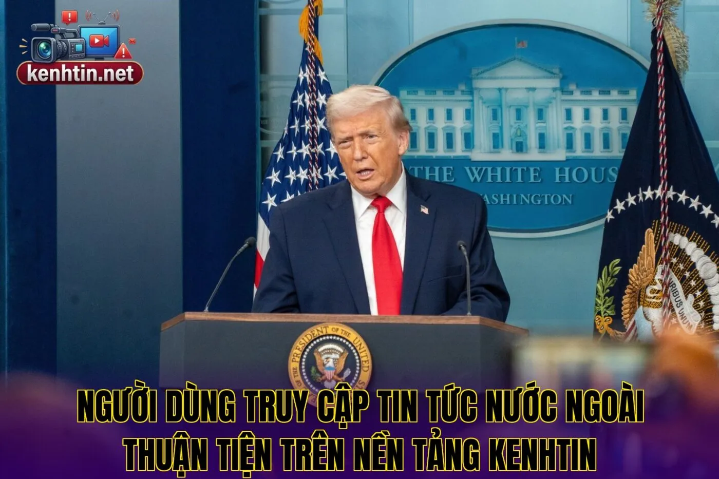 Người dùng truy cập tin tức nước ngoài thuận tiện trên nền tảng Kenhtin
