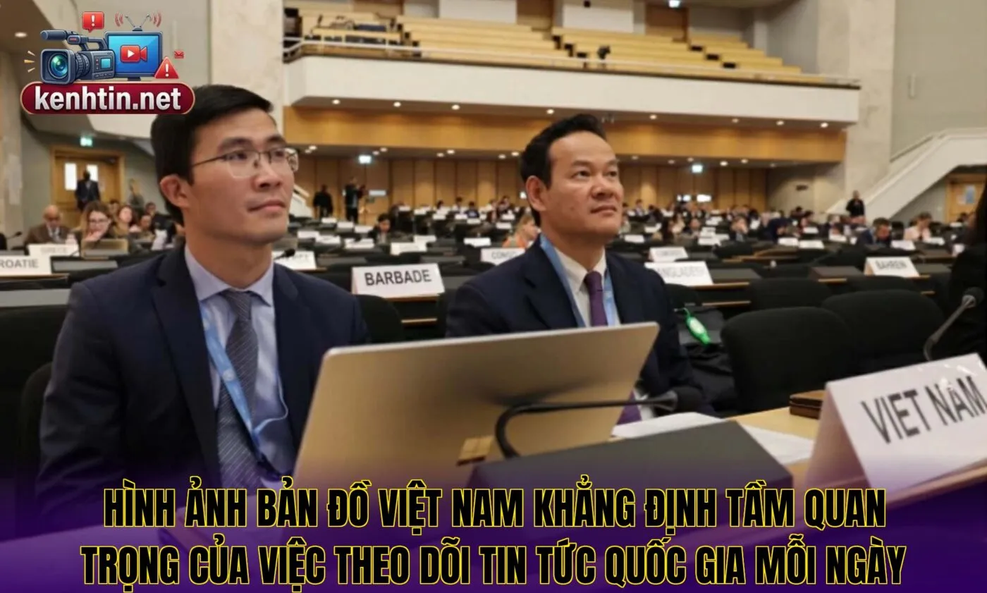 Hình ảnh bản đồ Việt Nam khẳng định tầm quan trọng của việc theo dõi tin tức quốc gia mỗi ngày