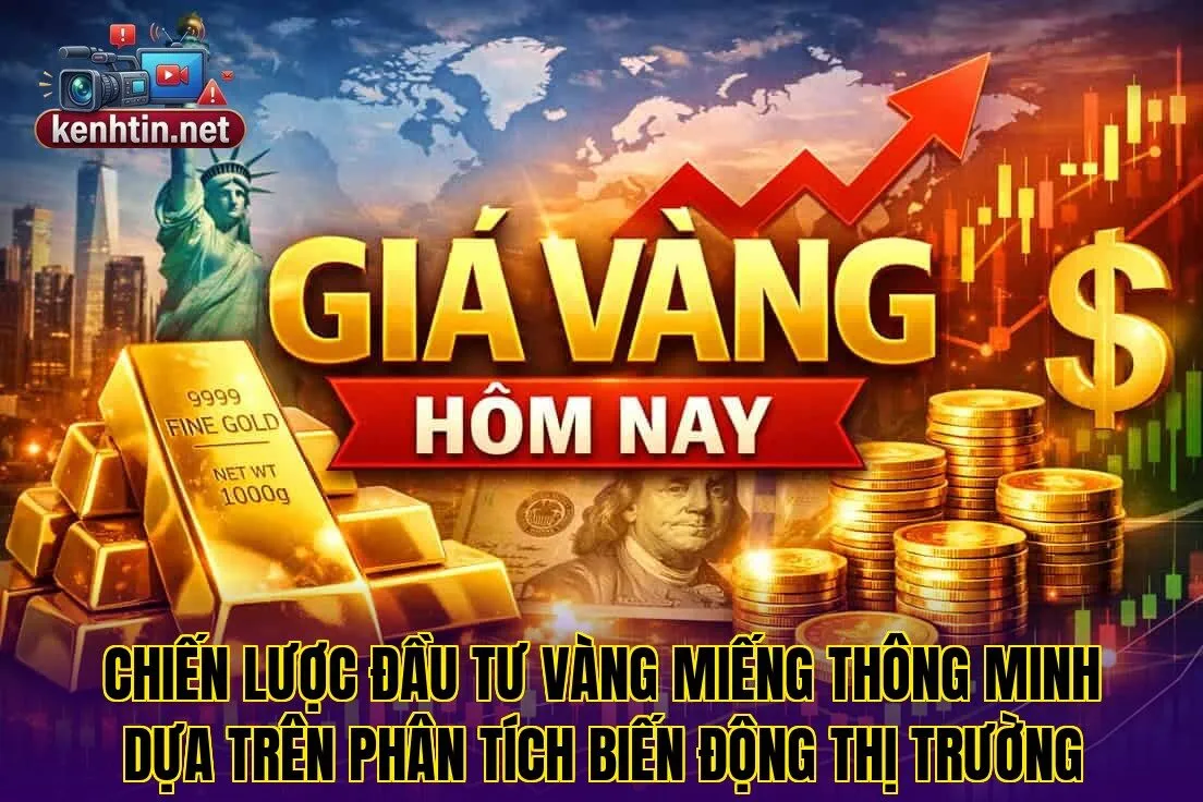 Chiến lược đầu tư vàng miếng thông minh dựa trên phân tích biến động thị trường