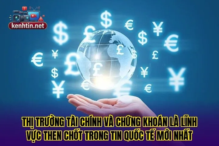 Thị trường tài chính và chứng khoán là lĩnh vực then chốt trong tin quốc tế mới nhất